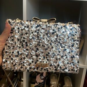 Kate spade sequin purse excellent condition